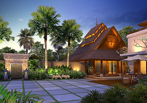 Artist rendering of house template CHIANGMAI from Small Communities and Resorts