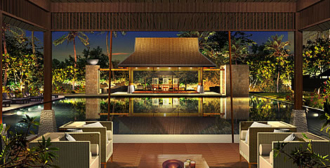 Artist rendering of house template KOHSAMUI from Small Communities and Resorts