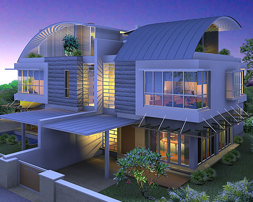 Artist rendering of house template ISABELLIAH from New Houses Range