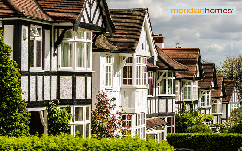 Image of houses with similar designs