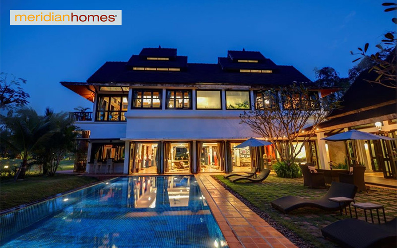 Landed house after teardown and rebuild